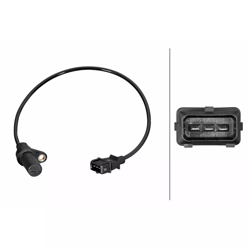 Capteur d'angle, vilebrequin HELLA 6PU 358 381-351