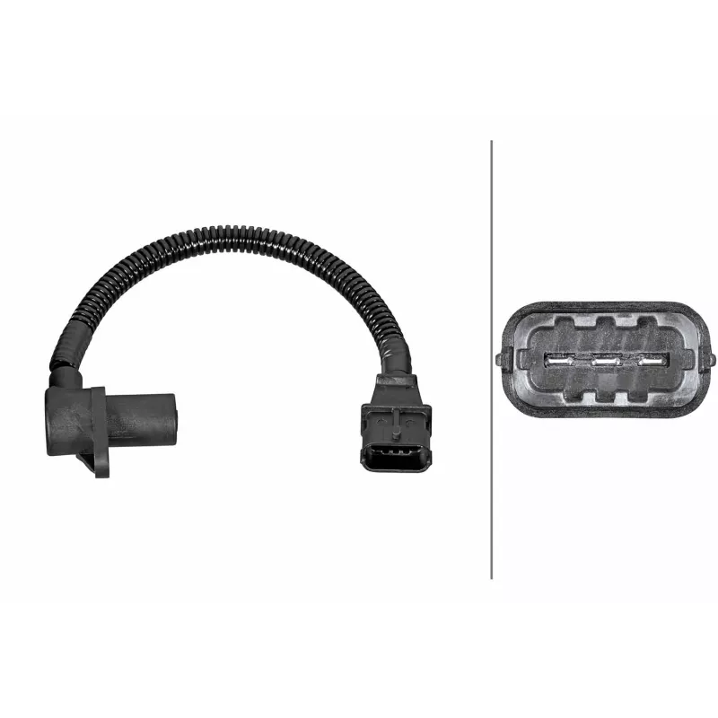 Capteur d'angle, vilebrequin HELLA 6PU 358 381-391