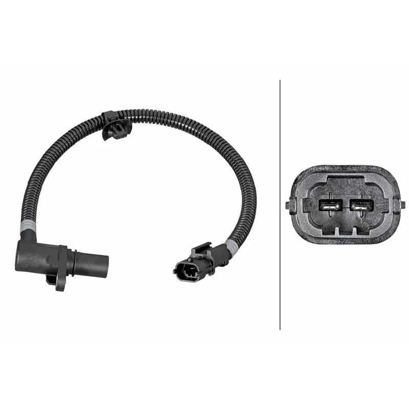 Capteur d'angle, vilebrequin HELLA 6PU 358 381-441