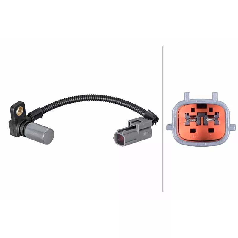 Capteur d'angle, vilebrequin HELLA 6PU 358 381-451