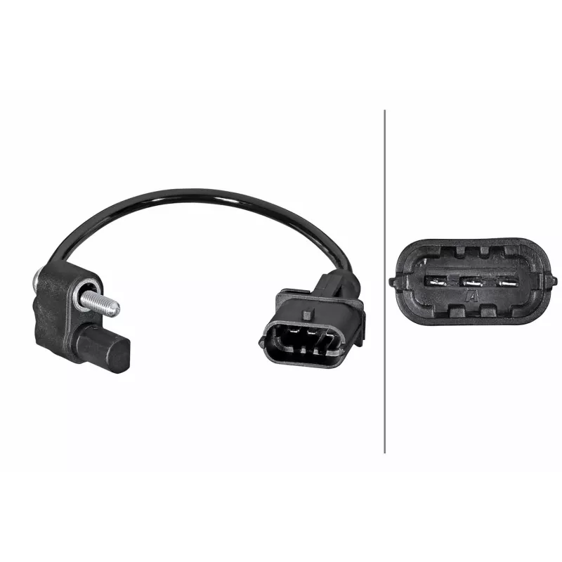 Capteur d'angle, vilebrequin HELLA 6PU 358 381-511