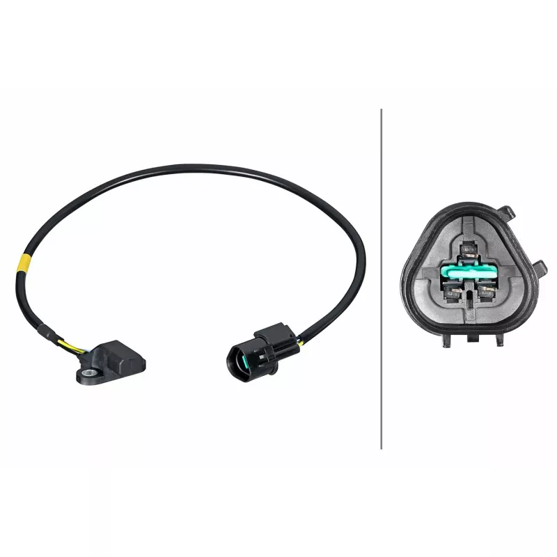 Capteur d'angle, vilebrequin HELLA 6PU 358 381-531