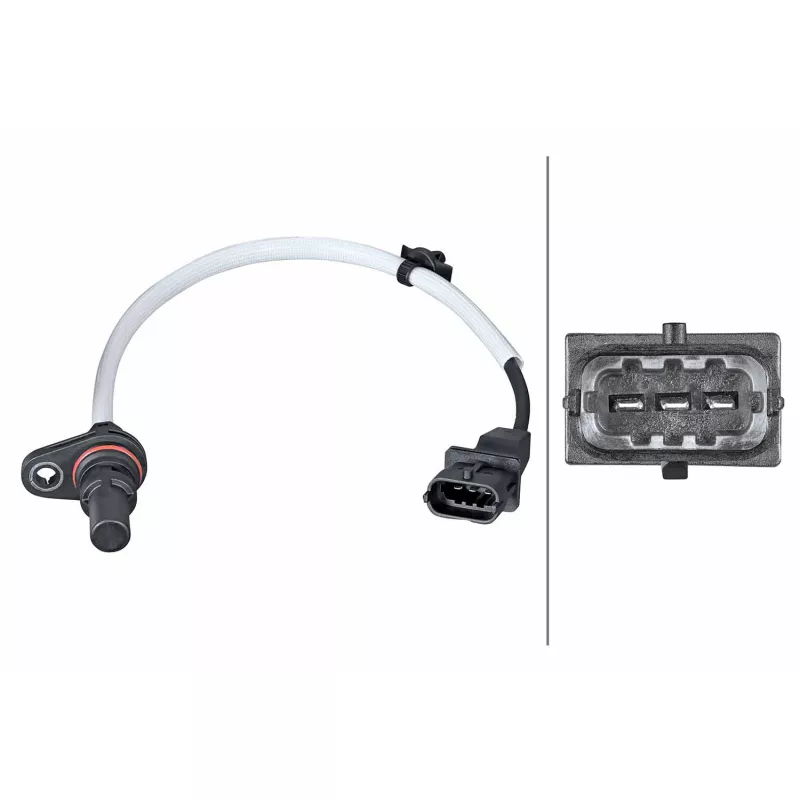 Capteur d'angle, vilebrequin HELLA 6PU 358 381-601