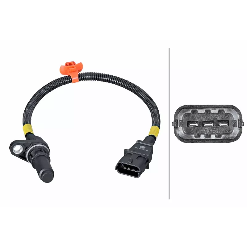 Capteur d'angle, vilebrequin HELLA 6PU 358 381-641