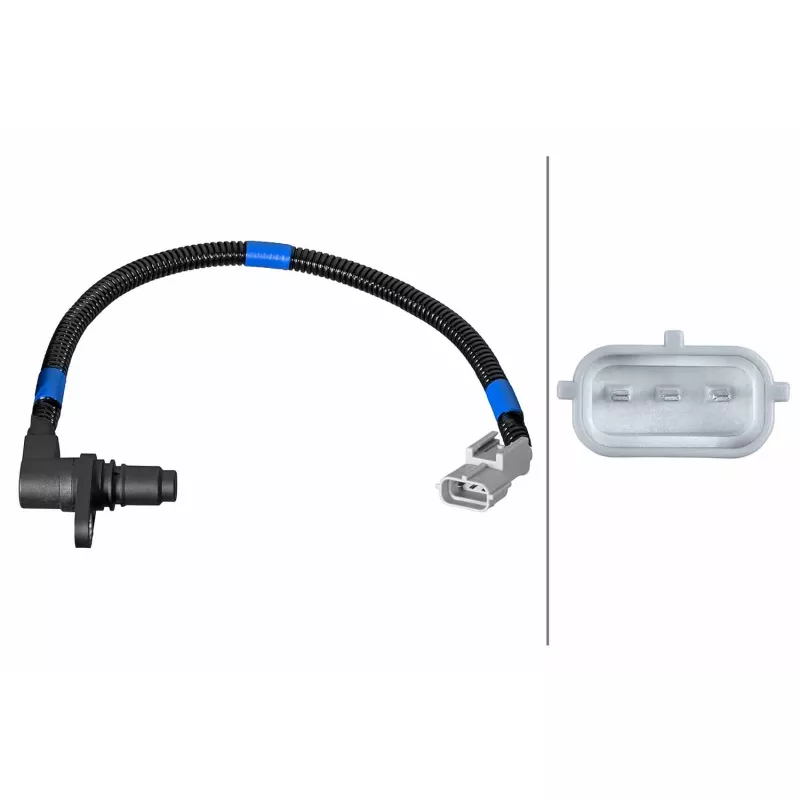 Capteur d'angle, vilebrequin HELLA 6PU 358 381-651