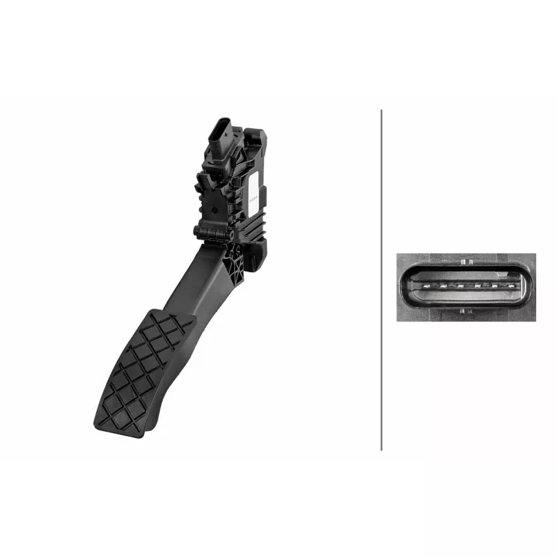 Capteur, position d'accelerateur HELLA 6PV 312 451-001