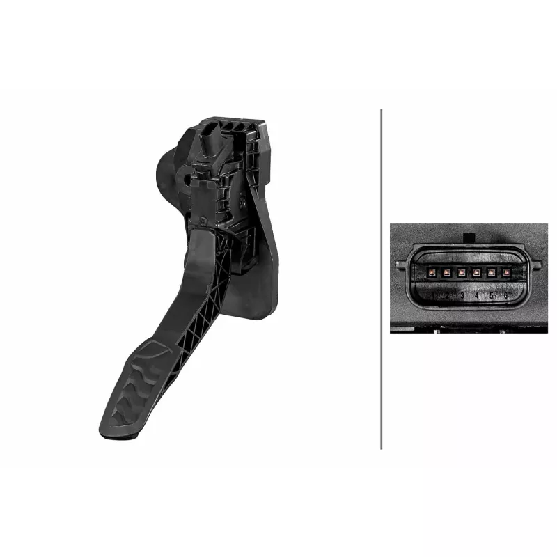 Capteur, position d'accelerateur HELLA 6PV 935 195-001