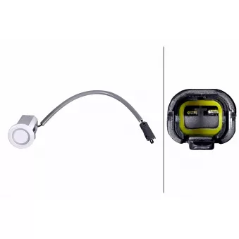 Capteur, aide au stationnement HELLA