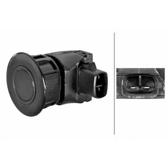 Capteur, aide au stationnement arrière HELLA