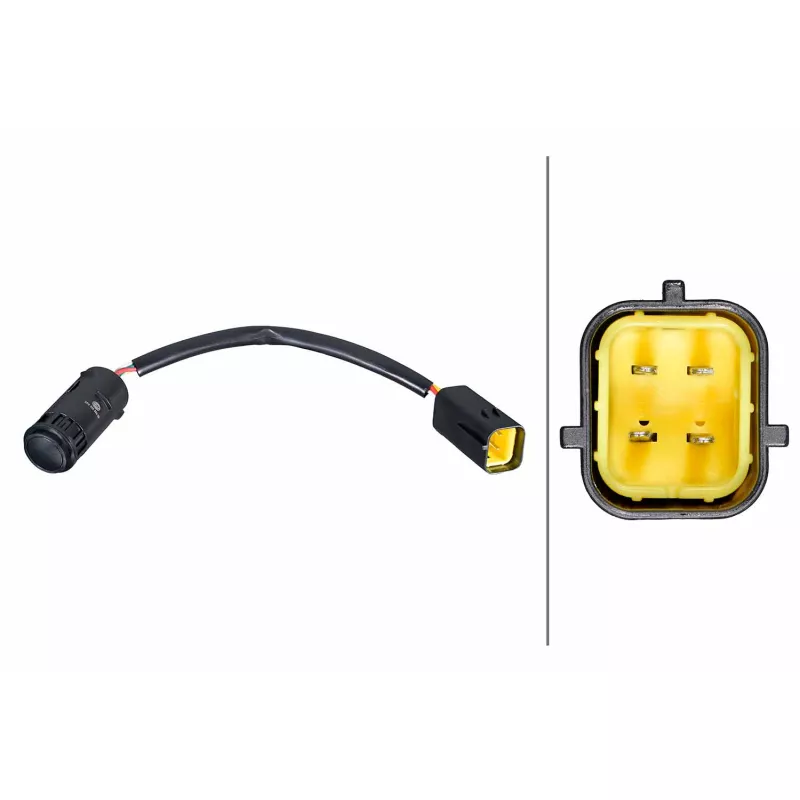 Capteur, aide au stationnement arrière HELLA 6PX 358 269-381