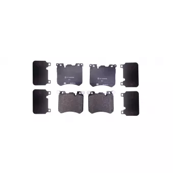 Jeu de 4 plaquettes de frein avant HELLA 8DB 355 020-431