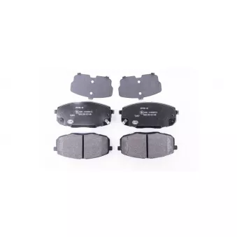 Jeu de 4 plaquettes de frein avant HELLA 8DB 355 021-991