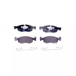 Jeu de 4 plaquettes de frein avant HELLA 8DB 355 023-261 - Visuel 1