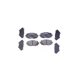 Jeu de 4 plaquettes de frein avant HELLA 8DB 355 024-821