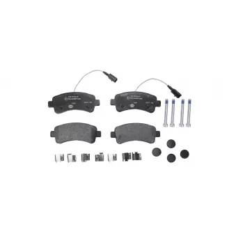 Jeu de 4 plaquettes de frein arrière HELLA 8DB 355 024-871