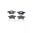 Jeu de 4 plaquettes de frein avant HELLA 8DB 355 025-191 - Visuel 1
