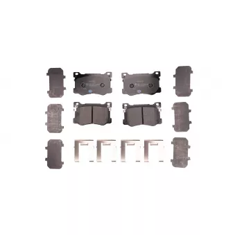 Jeu de 4 plaquettes de frein avant HELLA 8DB 355 025-271