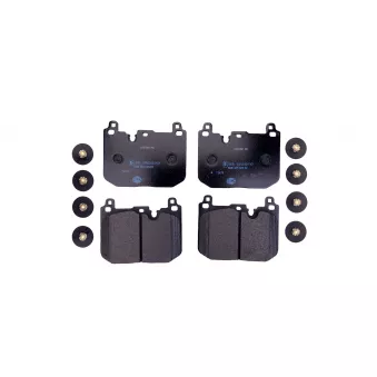 Jeu de 4 plaquettes de frein avant HELLA 8DB 355 025-621
