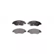 Jeu de 4 plaquettes de frein avant HELLA 8DB 355 025-631 - Visuel 1