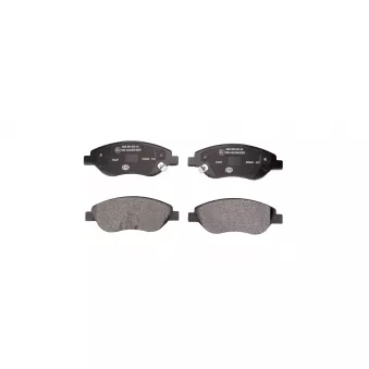 Jeu de 4 plaquettes de frein avant HELLA 8DB 355 025-631