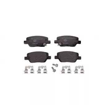 Jeu de 4 plaquettes de frein arrière HELLA 8DB 355 025-861