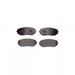 Jeu de 4 plaquettes de frein avant HELLA 8DB 355 032-941 - Visuel 1
