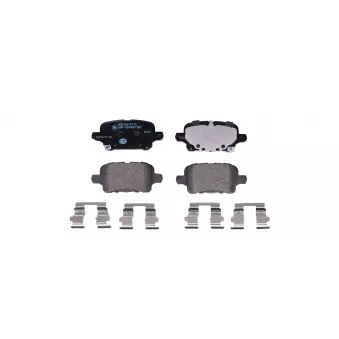 Jeu de 4 plaquettes de frein arrière HELLA 8DB 355 037-721