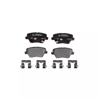 Jeu de 4 plaquettes de frein arrière HELLA 8DB 355 037-891