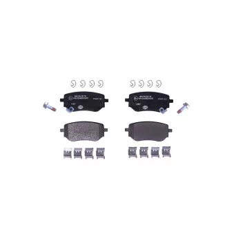 Jeu de 4 plaquettes de frein arrière HELLA 8DB 355 037-951