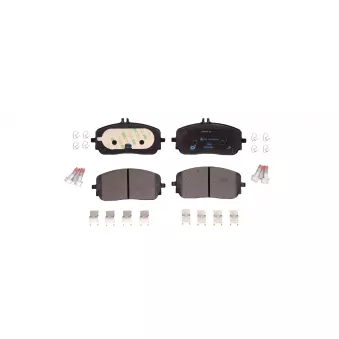 Jeu de 4 plaquettes de frein avant HELLA 8DB 355 039-011