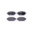 Jeu de 4 plaquettes de frein arrière HELLA 8DB 355 039-141 - Visuel 1