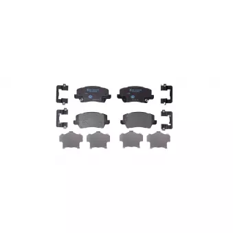 Jeu de 4 plaquettes de frein avant HELLA 8DB 355 039-491