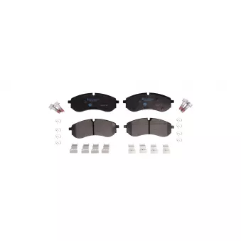 Jeu de 4 plaquettes de frein arrière HELLA 8DB 355 039-531
