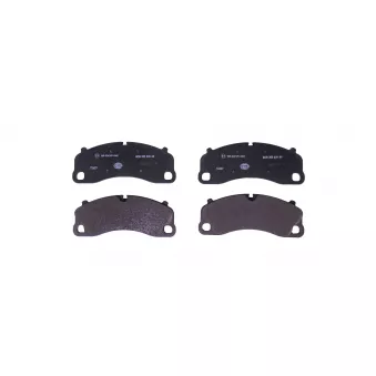 Jeu de 4 plaquettes de frein avant HELLA 8DB 355 039-991