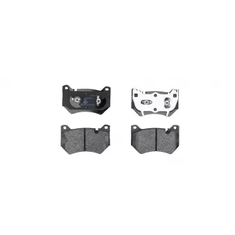 Jeu de 4 plaquettes de frein avant HELLA 8DB 355 040-151