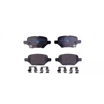 Jeu de 4 plaquettes de frein arrière HELLA 8DB 355 040-181