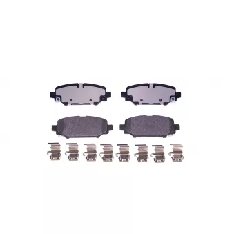 Jeu de 4 plaquettes de frein arrière HELLA 8DB 355 040-251