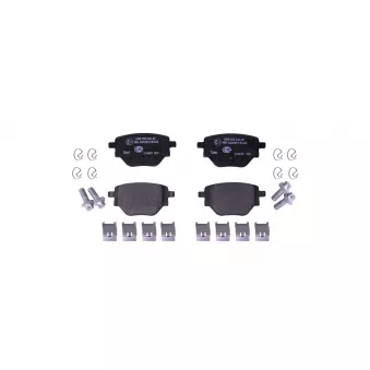 Jeu de 4 plaquettes de frein arrière HELLA 8DB 355 040-321
