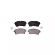 Jeu de 4 plaquettes de frein avant HELLA 8DB 355 040-361 - Visuel 1