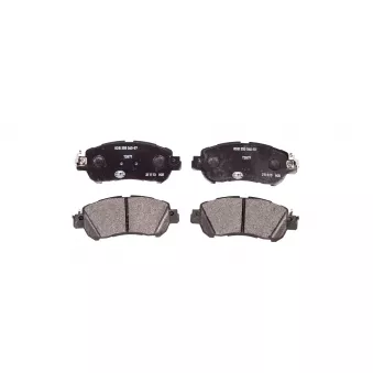 Jeu de 4 plaquettes de frein avant HELLA