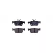 Jeu de 4 plaquettes de frein avant HELLA 8DB 355 040-871 - Visuel 1