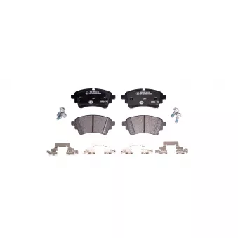Jeu de 4 plaquettes de frein arrière HELLA 8DB 355 040-941