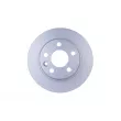 Jeu de 2 disques de frein arrière HELLA 8DD 355 104-501 - Visuel 1