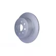 Jeu de 2 disques de frein arrière HELLA 8DD 355 104-661 - Visuel 2