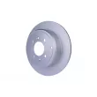 Jeu de 2 disques de frein arrière HELLA 8DD 355 105-231 - Visuel 2