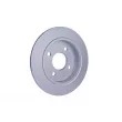 Jeu de 2 disques de frein arrière HELLA 8DD 355 105-661 - Visuel 3