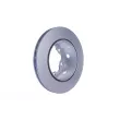 Jeu de 2 disques de frein arrière HELLA 8DD 355 105-811 - Visuel 3