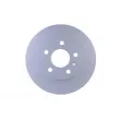 Jeu de 2 disques de frein arrière HELLA 8DD 355 106-111 - Visuel 1