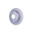 Jeu de 2 disques de frein arrière HELLA 8DD 355 106-951 - Visuel 2