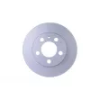 Jeu de 2 disques de frein arrière HELLA 8DD 355 107-461 - Visuel 1